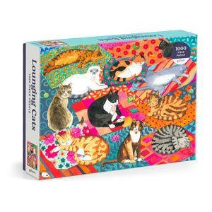 Lounging Cats 1000 Piece Puzzle