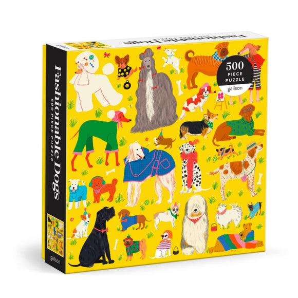 Fashionable Dogs 500 Piece Puzzle