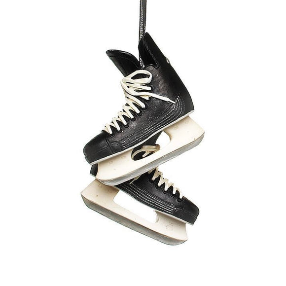 Pair Black Hockey Skates