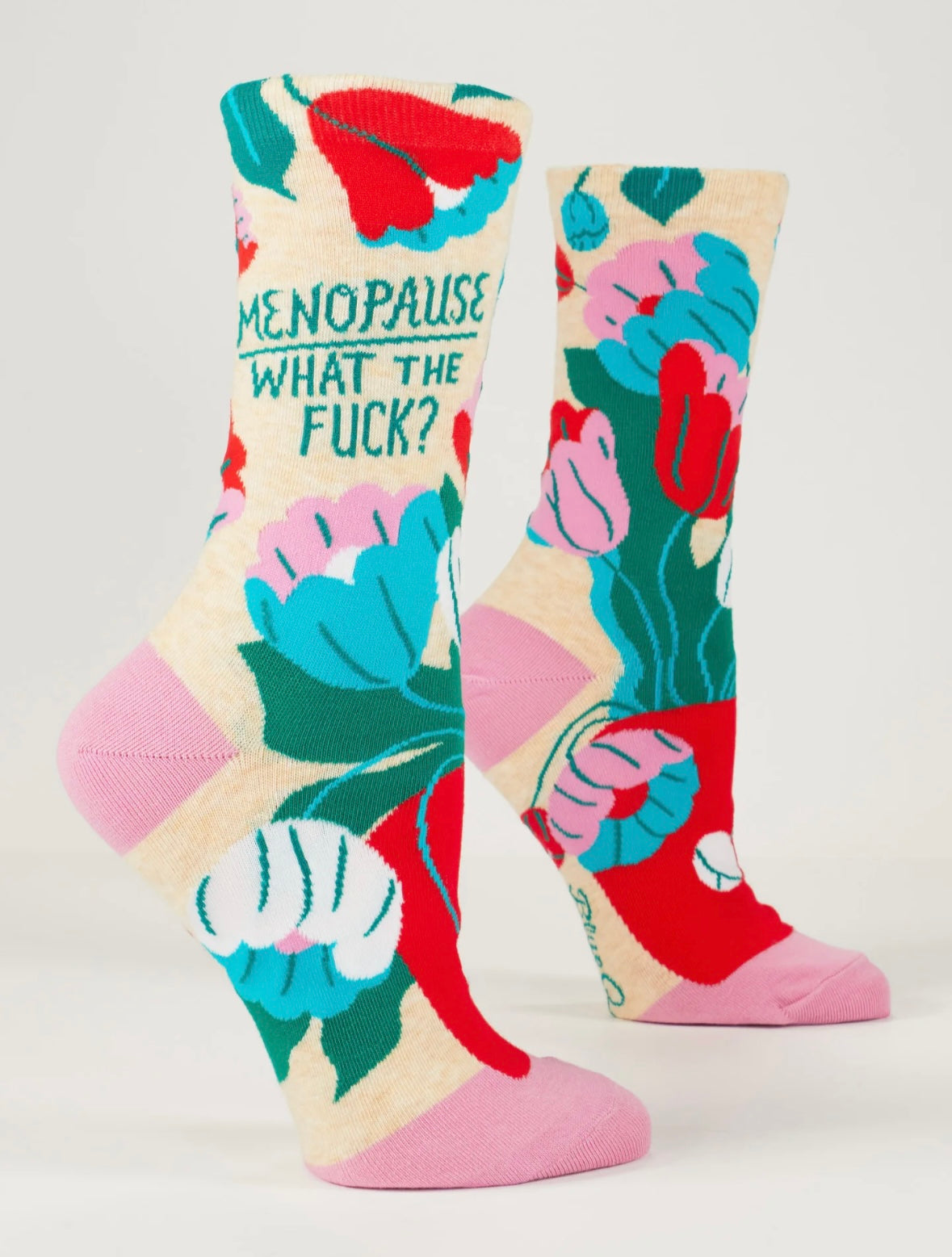 Menopause What The Fuck Women’s Crew Socks