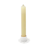 Candle Holder Flower White