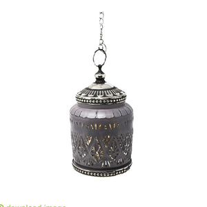 LANTERN MIKA Dark Grey LED