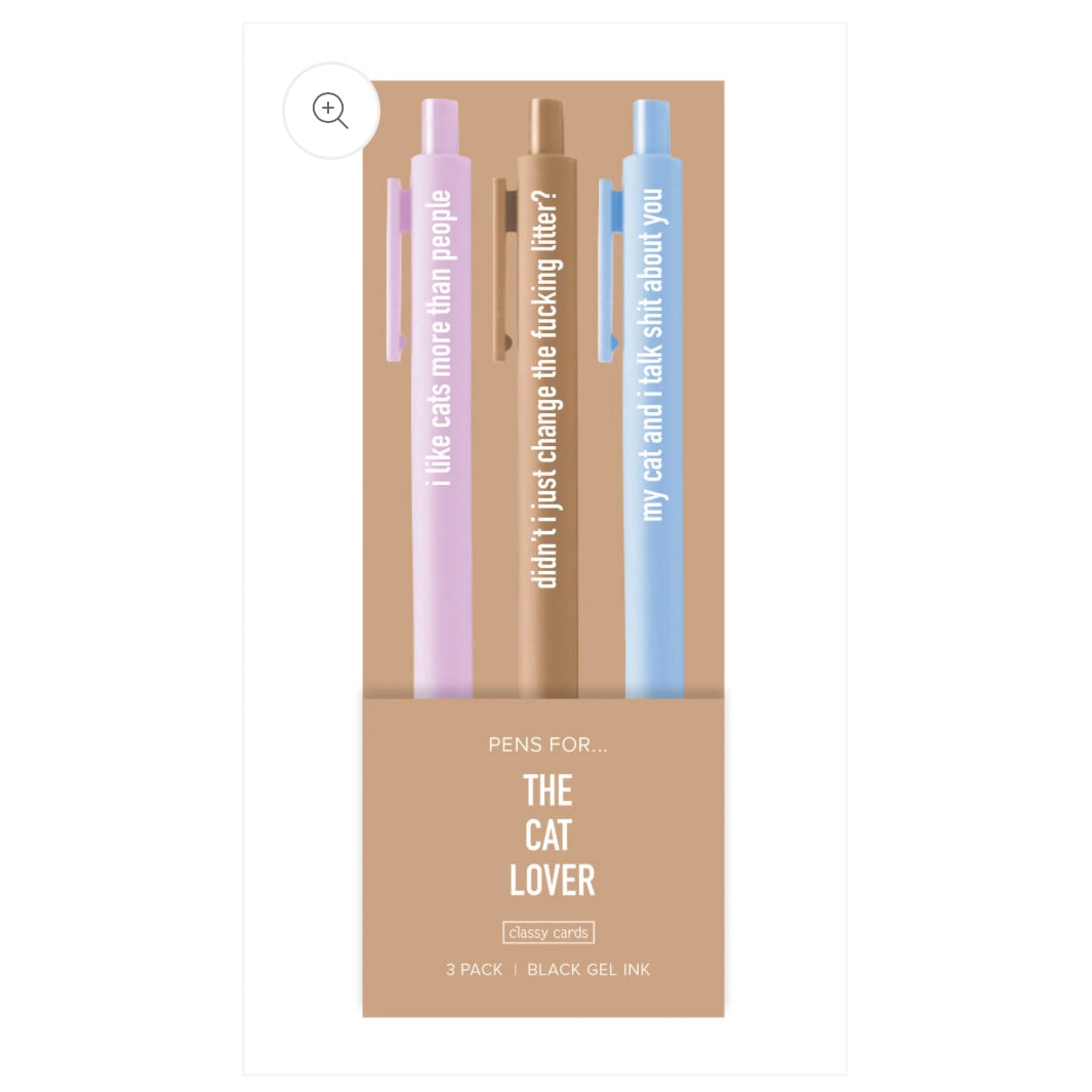 Cat Lover Pens