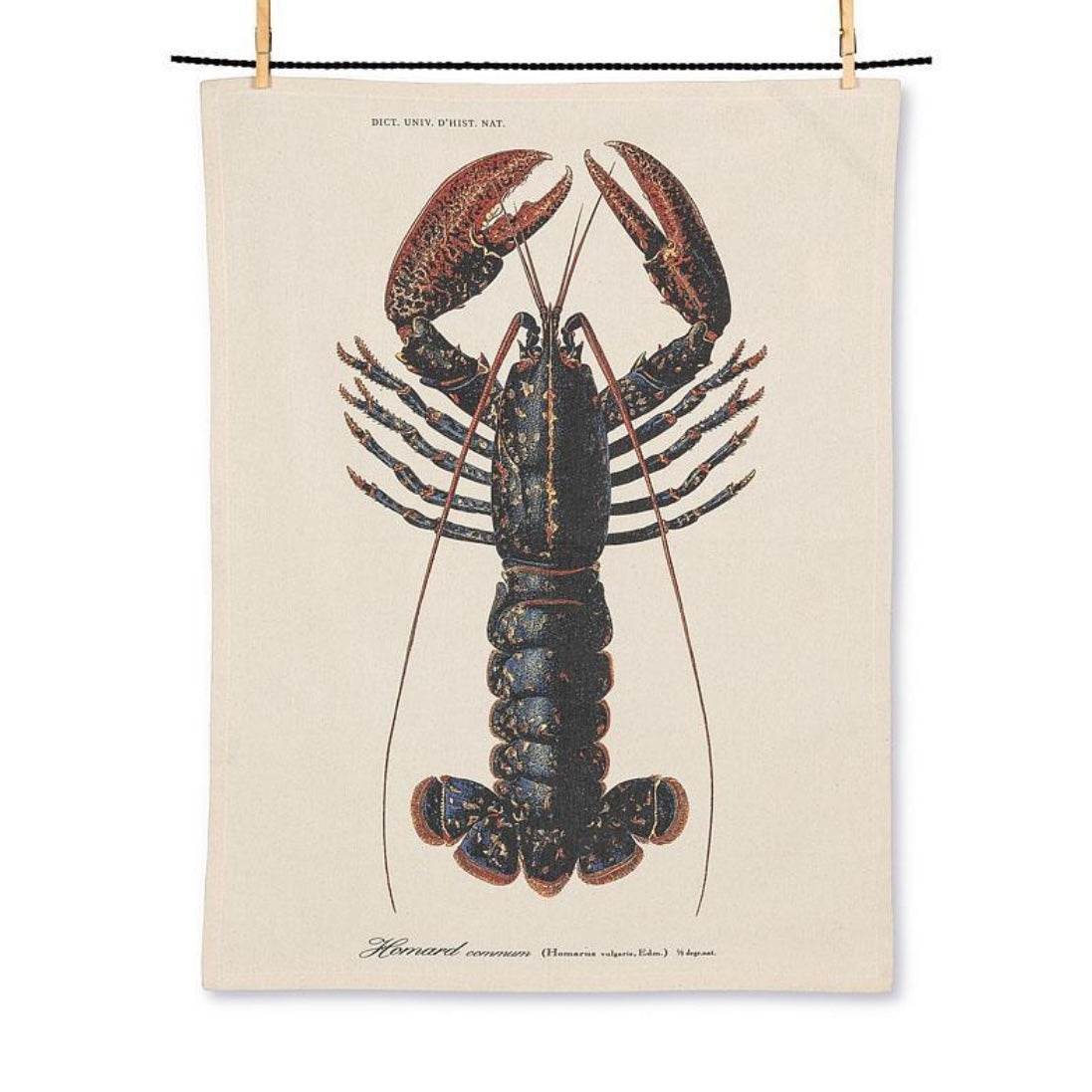 Lobster Print Kitchen Tea Towel
