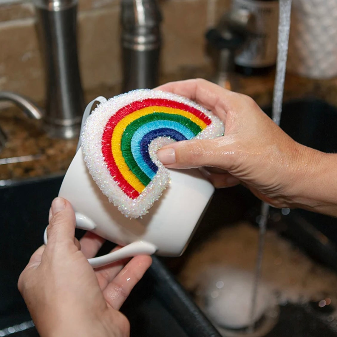 Rainbow Scrub Sponge