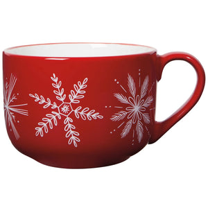 Snowflake Latte Mug