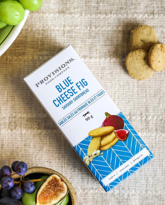 Blue Cheese Fig Savoury Shortbreads