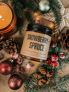 Snowberry + Spruce Candle