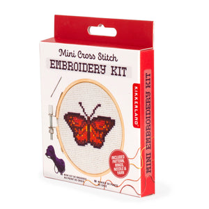 Mini Cross Stitch Embroidery Kit -Butterfly