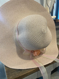 Pink Straw Hat