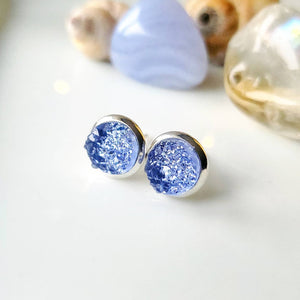 Periwinkle Studs 8mm