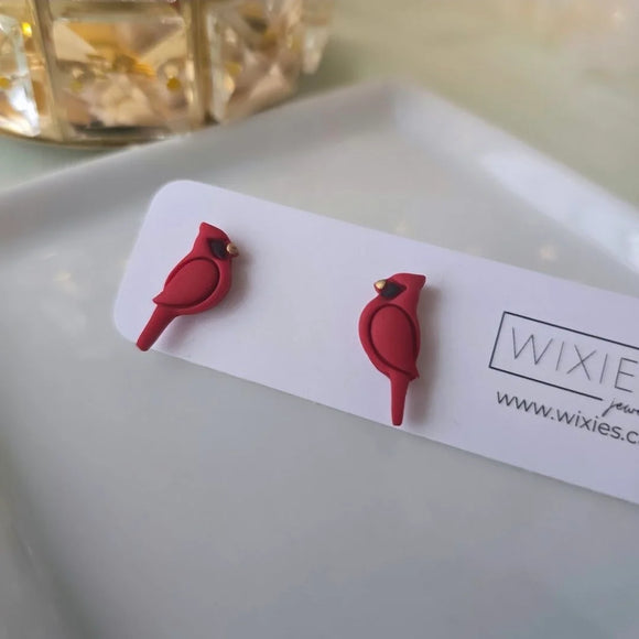 Cardinal Studs
