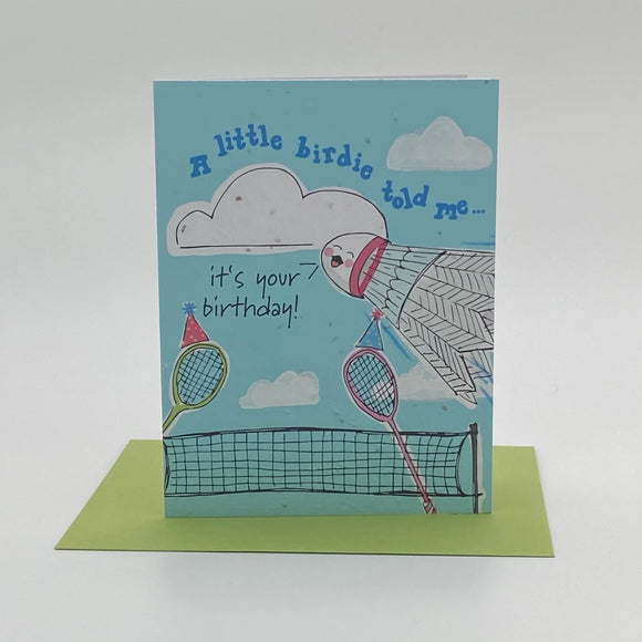 A little birdie told me - seed card