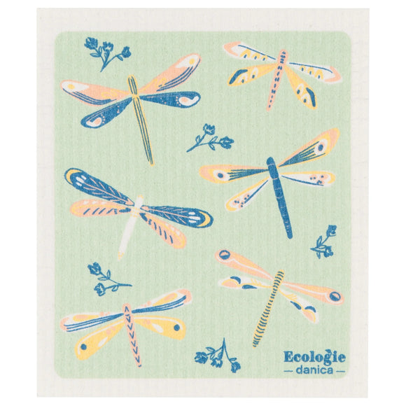 Swedish Green Dragonflies cloth