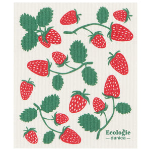 Swedish Dish Cloth Strawberries