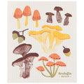 Field Mushrooms Swedish Dish Cloth