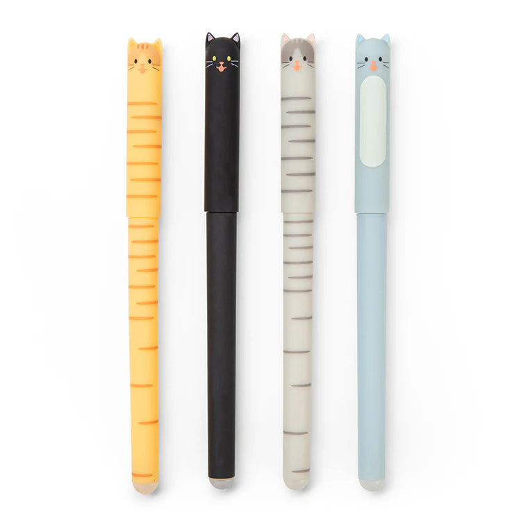 Cat Erasable Gel Pens - Individual