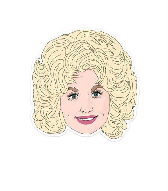 Dolly Parton Vinyl Sticker