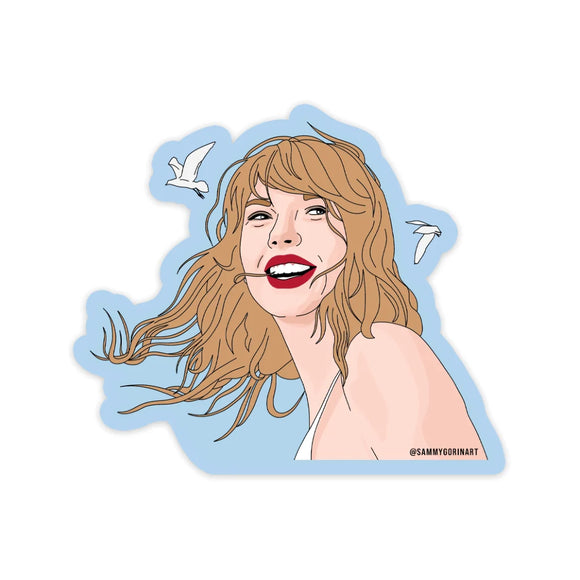 Taylor Swift Seagulls Sticker