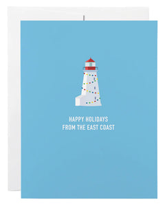 Card- Happy holidays from the east coast