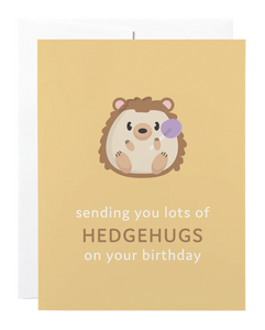 Card-sending you lots of Hedgehugs