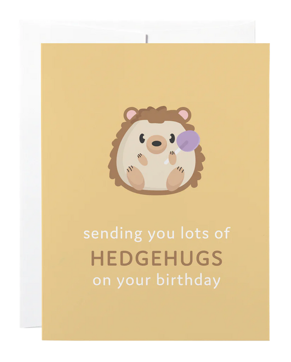 Card-sending you lots of Hedgehugs