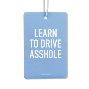 Learn To Drive Asshole Car Freshener