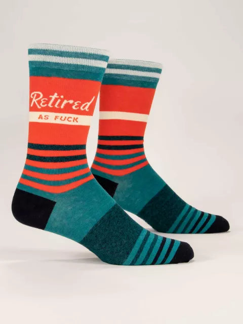 Retired As Fuck- Men’s Crew Socks