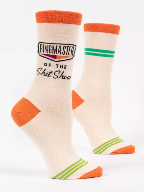 Ringmaster of the shit show - Women’s Crew Socks