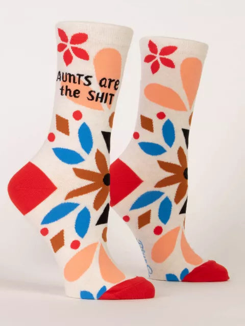 Aunts Are The Shit - Women’s Crew Socks