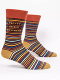 Pretty Decent Boyfriend-Men’s Crew Socks