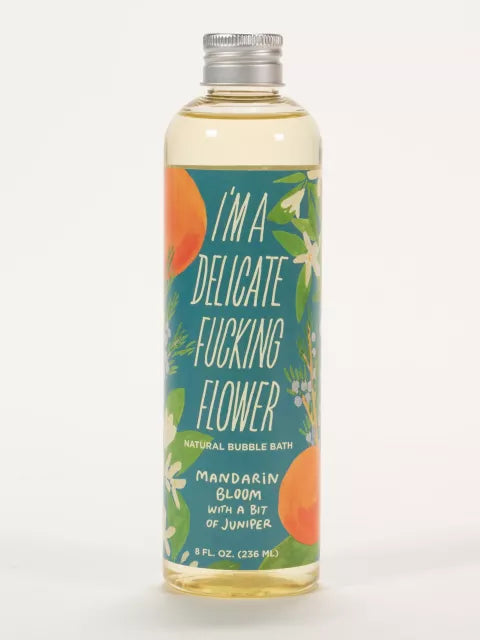 Delicate Fucking Flower Bubble Bath Mandarin Bloom + Juniper