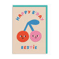 Cherries Happy B’Day Bestie Card