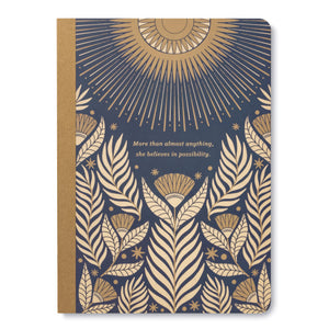 More Than Almost Anything, She Believes In Possibility Notebook