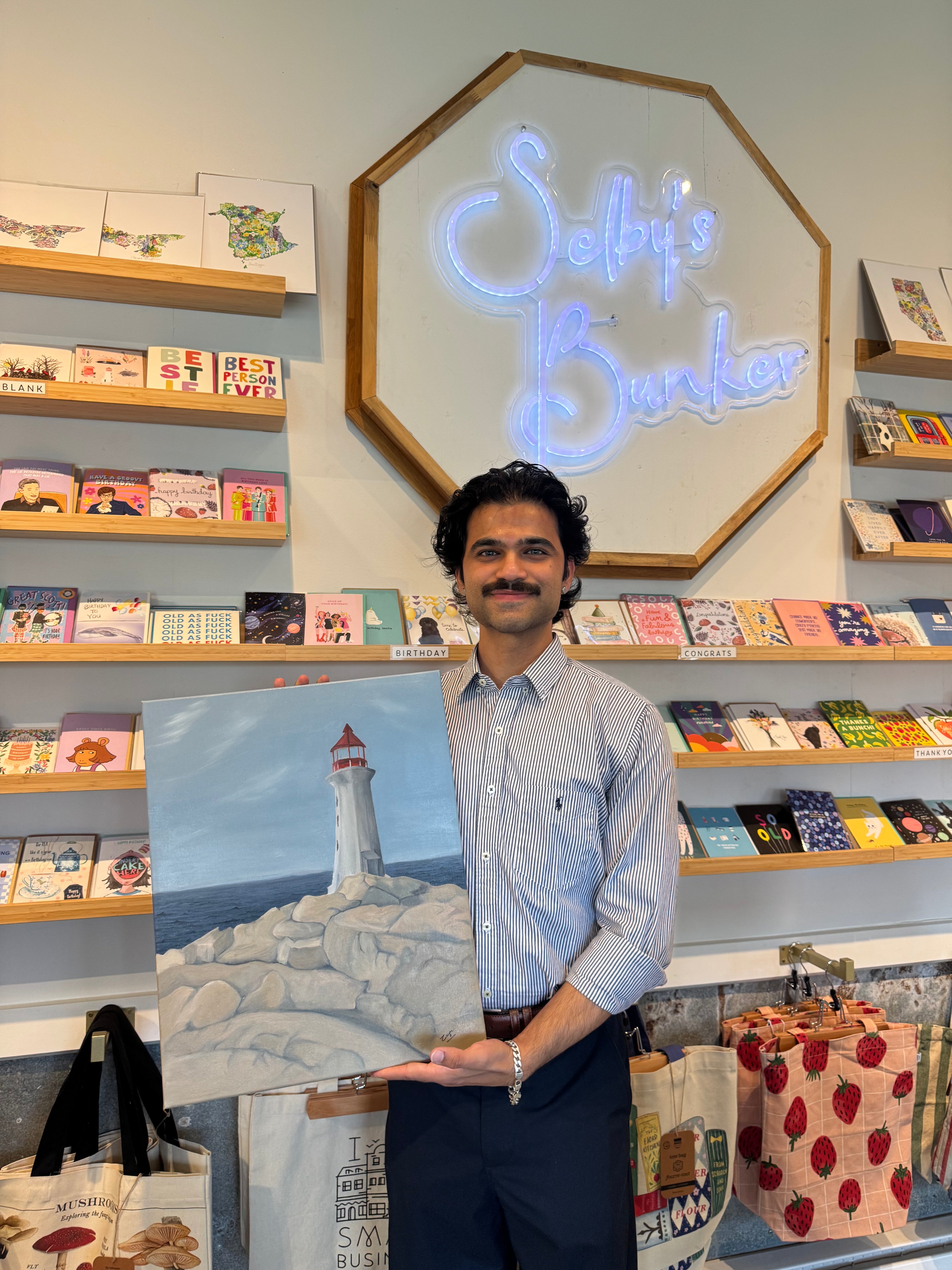 Stillness at Peggy’s Cove Painting
