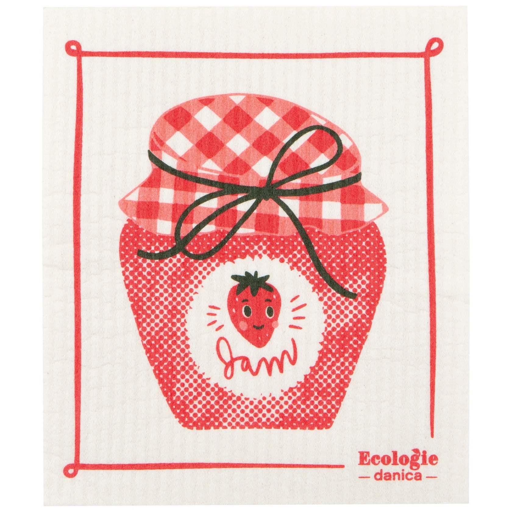 Strawberry Jam Swedish Cloth