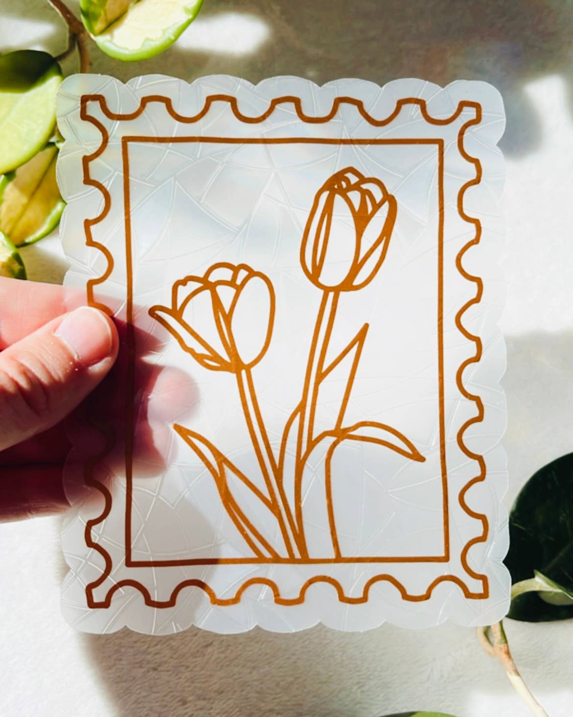 Tulips Suncatcher | Window Cling | Rainbow Maker Sticker