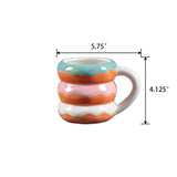 18oz Donut Stack Ceramic Mug