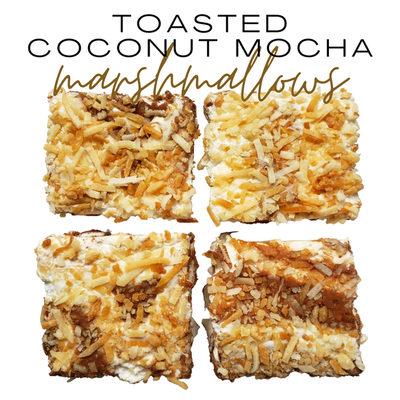 Toasted Coconut Mocha Marshmallows
