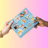 Emotional Support Kindle Sticker – Cute Book Lover Gift: Loose