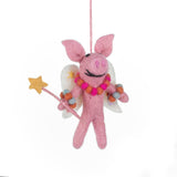 Handmade Felt Penelope Porker Fairy Christmas Decoration
