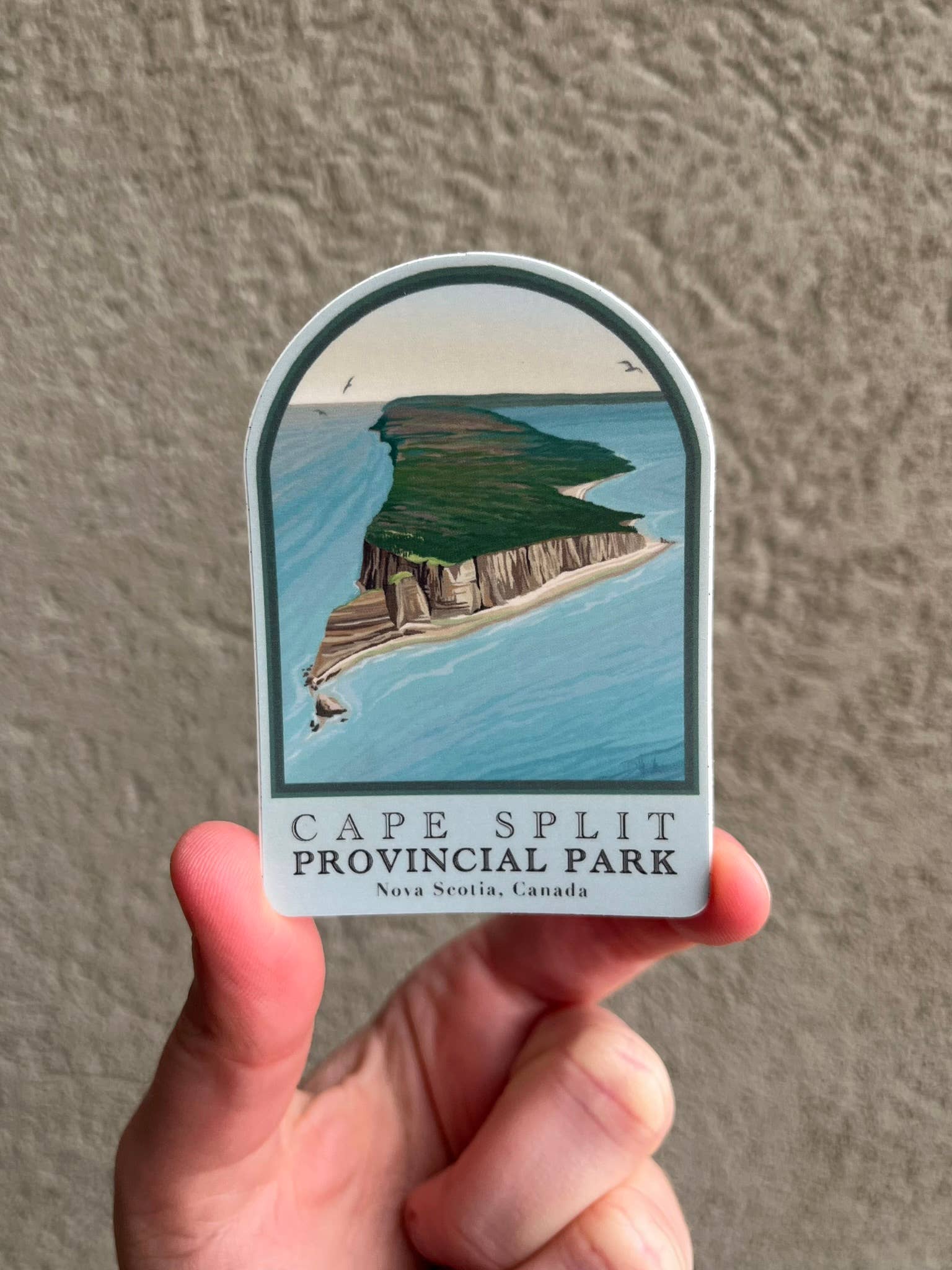 Cape Split Sticker | Nova Scotia, Bay of Fundy, Hiking