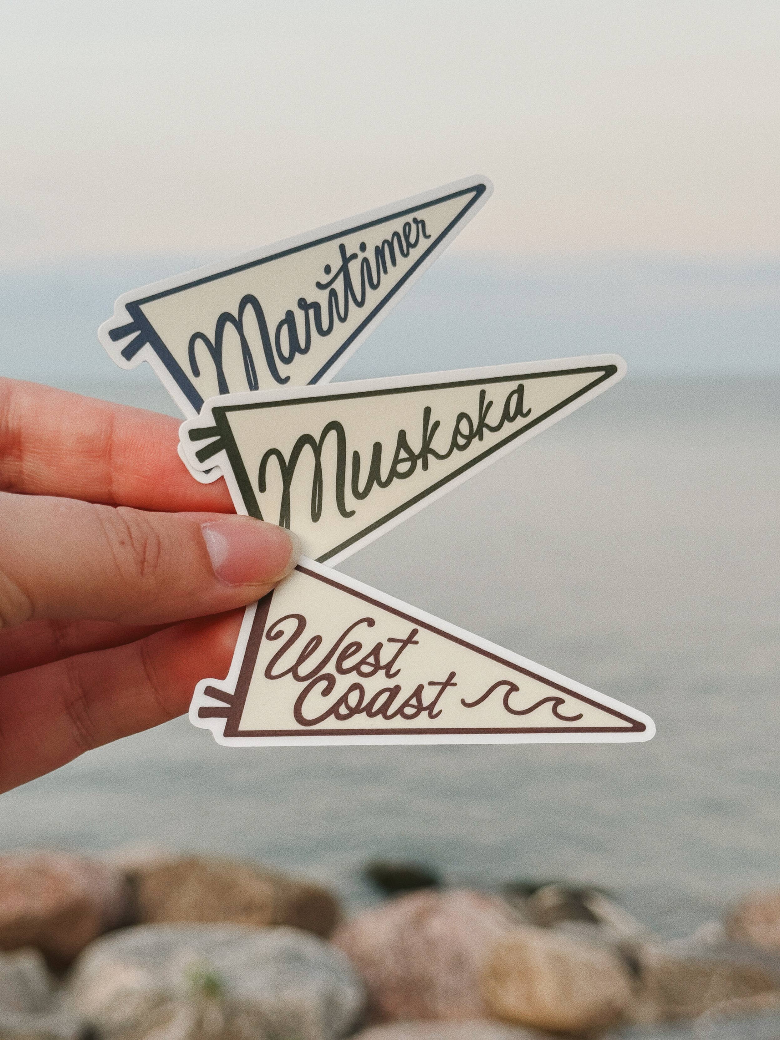 Maritimer - Nautical Pennant Vinyl Sticker