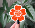 Funny Whimsy and Rage Sticker, Cute Sarcastic Decal