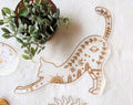 Stretching Cat Suncatcher | Rainbow Window Cling | Jumbo