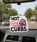 Hot Girl Hit Curbs Air Freshener - Coconut Scent