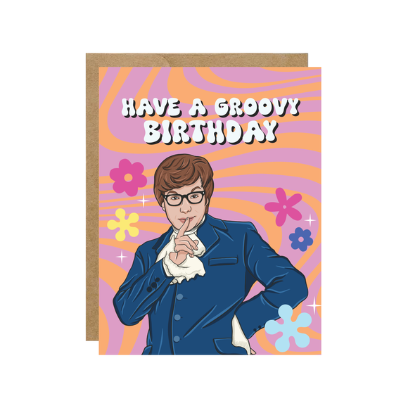 Groovy Birthday Pop Culture Card