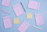 Library Card Post-It Sticky Notes - Yellow