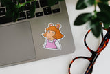 DW Side Eye Pop Culture Sticker