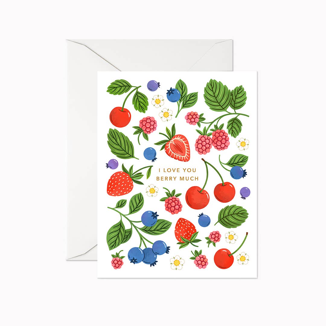 Love You Berry Much | Greeting Card